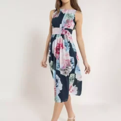 SWING Meranda Dress -Jurken Verkoopwinkel Merandadress Navy 4