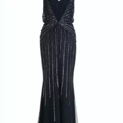 Vera Mont Merdi Dress -Jurken Verkoopwinkel Merdidress Darkblue grey 4