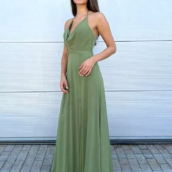 Christian Koehlert Merissa Dress 0712 -Jurken Verkoopwinkel Merissadress0712 Olivegreen 1