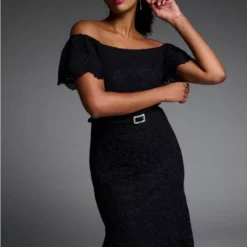 Joseph Ribkoff Merita Dress -Jurken Verkoopwinkel Meritadress Midnightblue 4