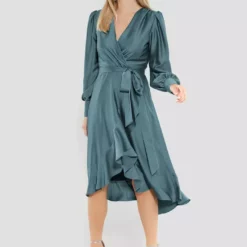 SWING Messel Dress -Jurken Verkoopwinkel Messeldress Fadedblue 4