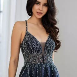 Christian Koehlert Mikado Dress Twilight Blue -Jurken Verkoopwinkel MikadodressTwilightblue 3