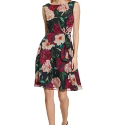 Vera Mont Mimi Flower Dress 17 Vera Mont Mimi Flower Dress -Jurken Verkoopwinkel Mimiflowerdress Nightsky 1