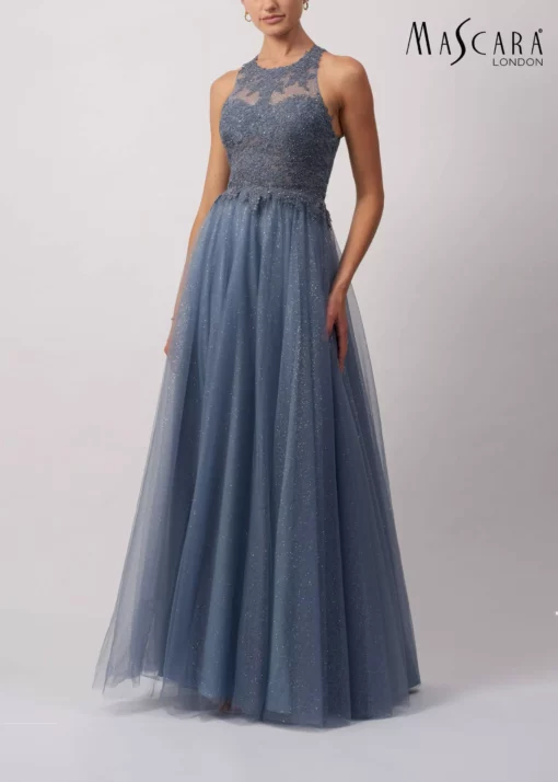 Mascara London Mirrelle Dress -Jurken Verkoopwinkel Mirrelledress StormBlue 1 scaled