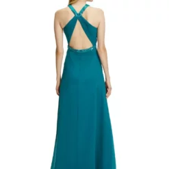 Vera Mont Monti Dress Smoky Teal -Jurken Verkoopwinkel MontidressSmokyteal 3