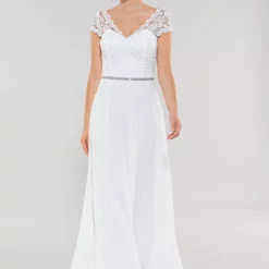 SWING Norah Dress -Jurken Verkoopwinkel Norahdress Ivory 2