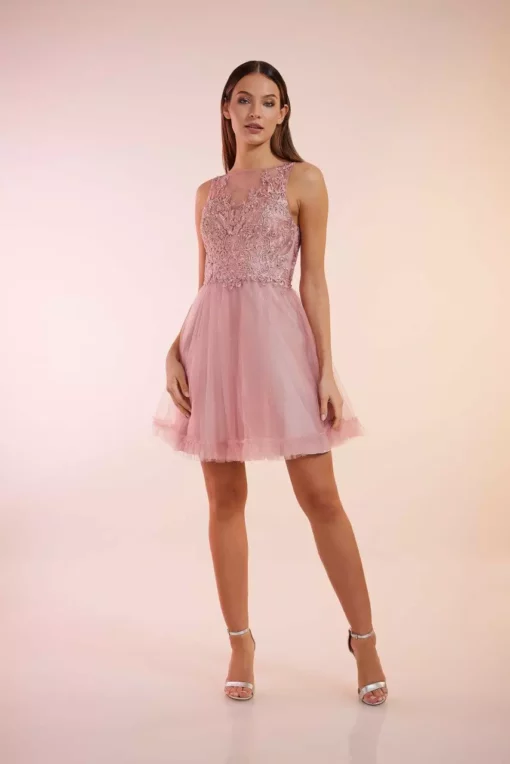 Laona Normana Dress Pale Mauve -Jurken Verkoopwinkel NormanadressPaleMauve 1