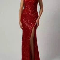 Mascara London Opari Dress Red