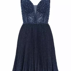 SWING Party Dress -Jurken Verkoopwinkel Partydress Navy 2