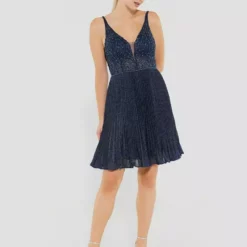 SWING Party Dress -Jurken Verkoopwinkel Partydress Navy 4