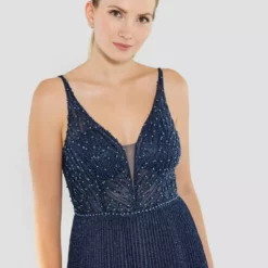 SWING Party Dress -Jurken Verkoopwinkel Partydress Navy 5