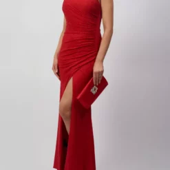 Mascara London Pebble Dress MC192067 Red