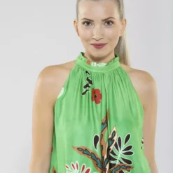 SWING Perla Dress -Jurken Verkoopwinkel Perladress Applegreen 4