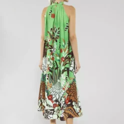 SWING Perla Dress -Jurken Verkoopwinkel Perladress Applegreen 5