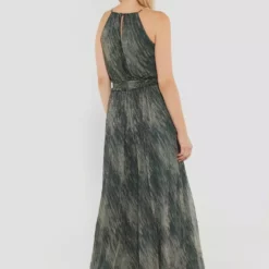 SWING Pernille Dress 5AE06400 -Jurken Verkoopwinkel Pernilledress5AE06400 Mossgreen 3