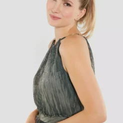 SWING Pernille Dress 5AE06400 -Jurken Verkoopwinkel Pernilledress5AE06400 Mossgreen 5