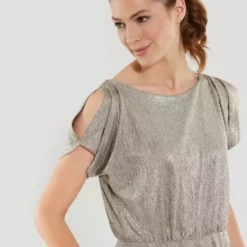 SWING Petricia Dress -Jurken Verkoopwinkel Petriciadress Gold 5