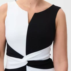 Joseph Ribkoff Quinci Dress 231103 -Jurken Verkoopwinkel Quincidress231103 BlackWhite 4 scaled