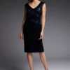 Joseph Ribkoff Quinn Dress -Jurken Verkoopwinkel Quinndress Midnightblue 1 scaled