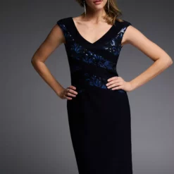 Joseph Ribkoff Quinn Dress 11 Joseph Ribkoff Quinn Dress -Jurken Verkoopwinkel Quinndress Midnightblue 4 scaled