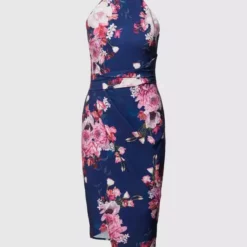 Lipsy London ROBERTA ASSYM BC Dress -Jurken Verkoopwinkel ROBERTAASSYMBCdress Navy 2