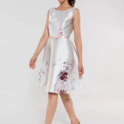 SWING Ravelli Dress -Jurken Verkoopwinkel Ravellidress White 3