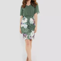 SWING Rista Dress 5AE17700 -Jurken Verkoopwinkel Ristadress5AE17700 Mossgreen 4