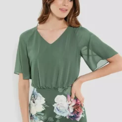 SWING Rista Dress 5AE17700 -Jurken Verkoopwinkel Ristadress5AE17700 Mossgreen 5