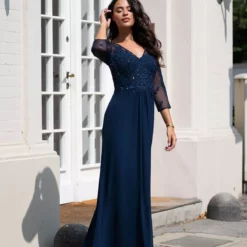 Christian Koehlert Romilly Dress -Jurken Verkoopwinkel Romillydress Twilightblue 6