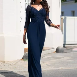 Christian Koehlert Romilly Dress -Jurken Verkoopwinkel Romillydress Twilightblue 7