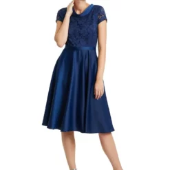 Vera Mont Rosette Dress