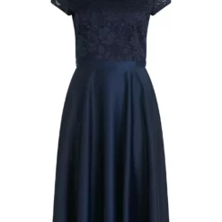 Vera Mont Rosette Dress -Jurken Verkoopwinkel Rosettedress FestivalBlue 2
