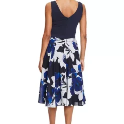 Vera Mont Royale Dress -Jurken Verkoopwinkel Royaledress Blue White 3