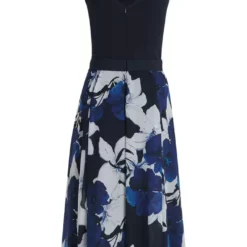Vera Mont Royale Dress -Jurken Verkoopwinkel Royaledress Blue White 4