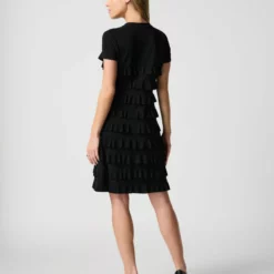 Jurken Verkoopwinkel -Jurken Verkoopwinkel Ruffledress211350S Black 2 scaled
