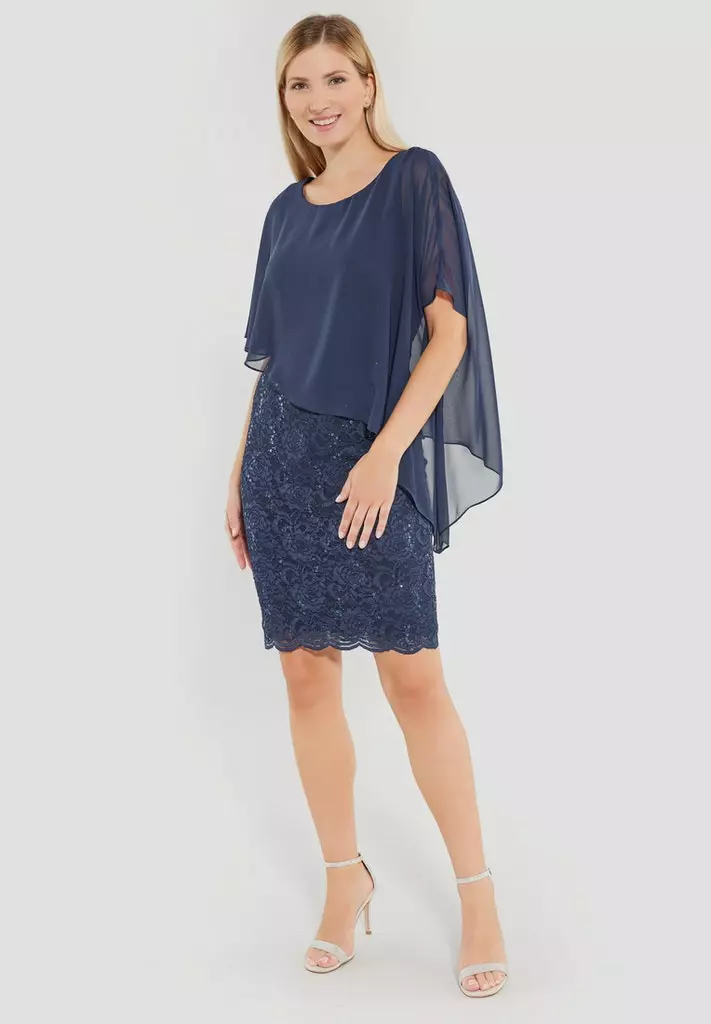 SWING Sparkling Elegant Dress Curvy 6 SWING Sparkling Elegant Dress Curvy - Afbeelding 4