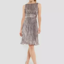 SWING Lurex Cocktail Jurk Oldpink -Jurken Verkoopwinkel SWING NOS 8101 77761510 3