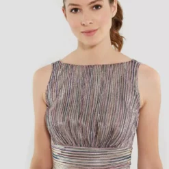 SWING Lurex Cocktail Jurk Oldpink -Jurken Verkoopwinkel SWING NOS 8101 77761510 5