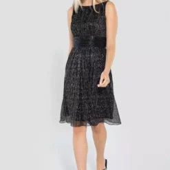 SWING Samanta Dress -Jurken Verkoopwinkel Samantadress Black 4