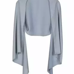 SWING Satijn Chiffon Stola -Jurken Verkoopwinkel Satijnchiffonstola Babyblue 1