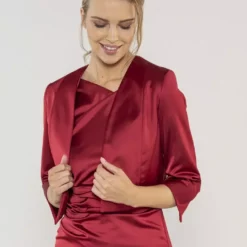 SWING Satin Bolero Rio Red -Jurken Verkoopwinkel SatinboleroRiored Riored 3