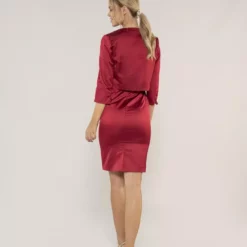 SWING Satin Bolero Rio Red -Jurken Verkoopwinkel SatinboleroRiored Riored 5