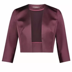 Satin Bolero Vera Mont Aubergine