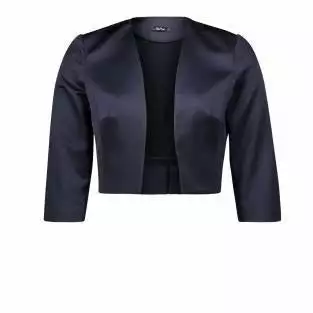 Satin Bolero Vera Mont Navy 4 Satin Bolero Vera Mont Navy - Afbeelding 2