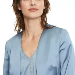 Vera Mont Satin Bolero Bluish Grey -Jurken Verkoopwinkel Satinbolerobluishgrey Bluishgrey 5