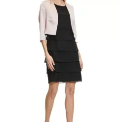 Vera Mont Satin Bolero Foggy Rose -Jurken Verkoopwinkel Satinbolerofoggyrose Foggyrose 4