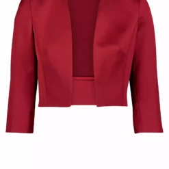 Vera Mont Satin Bolero Ruby Red
