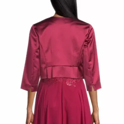 Vera Mont Satin Bolero Ruby Red -Jurken Verkoopwinkel Satinbolerorubyred Rubyred 4