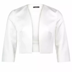 Satin Bolero Vera Mont White