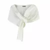 SWING Satin Stola Ivory -Jurken Verkoopwinkel Satinstolaivory Ivory 1